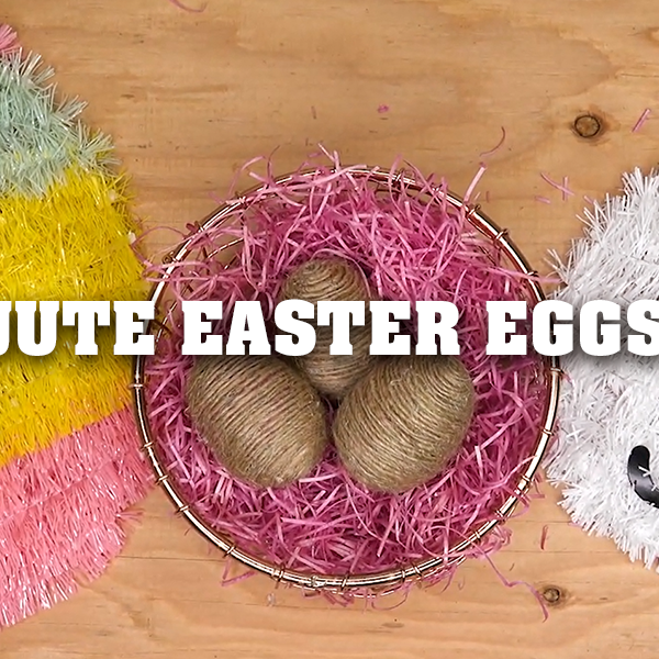 Jute Twine Easter Eggs Tutorial