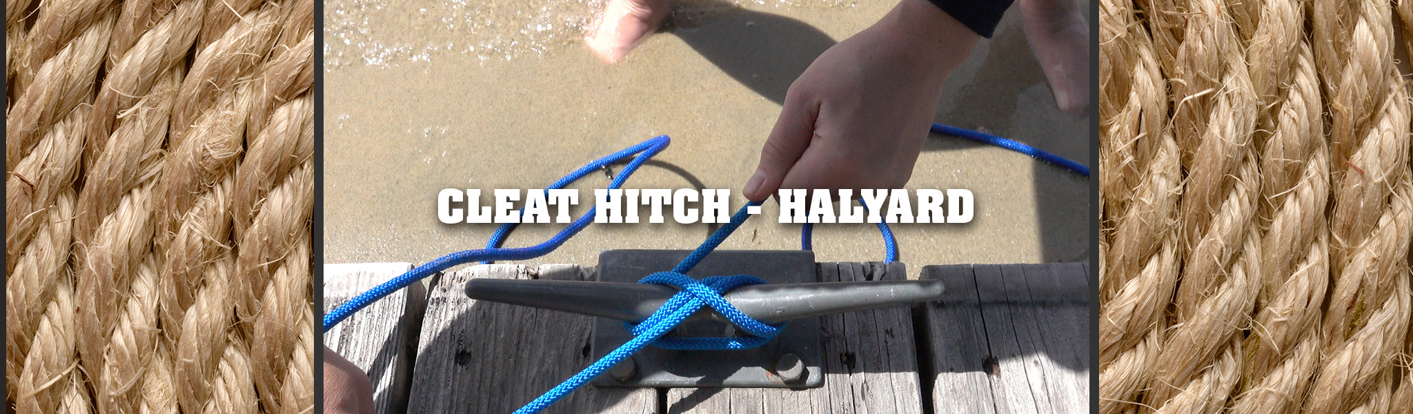 How To Tie A Cleat Hitch - Halyard | SGT KNOTS®