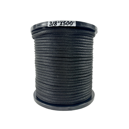 Paracord Planet Solid Braid Poly Cotton Rope – 1/2, 3/8, 1/4, 3/16