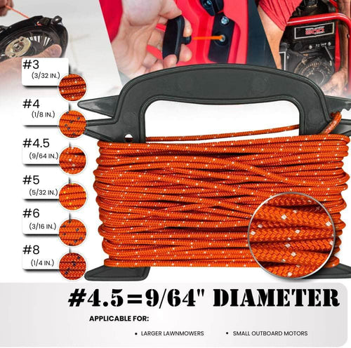 #4.5 (9/64") / 10 ft SK-SBPC-4.5x10ft SGT KNOTS