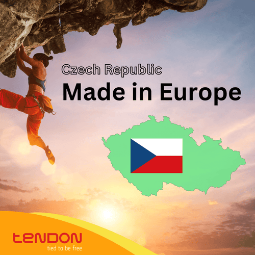 Tendon rock climbing rope