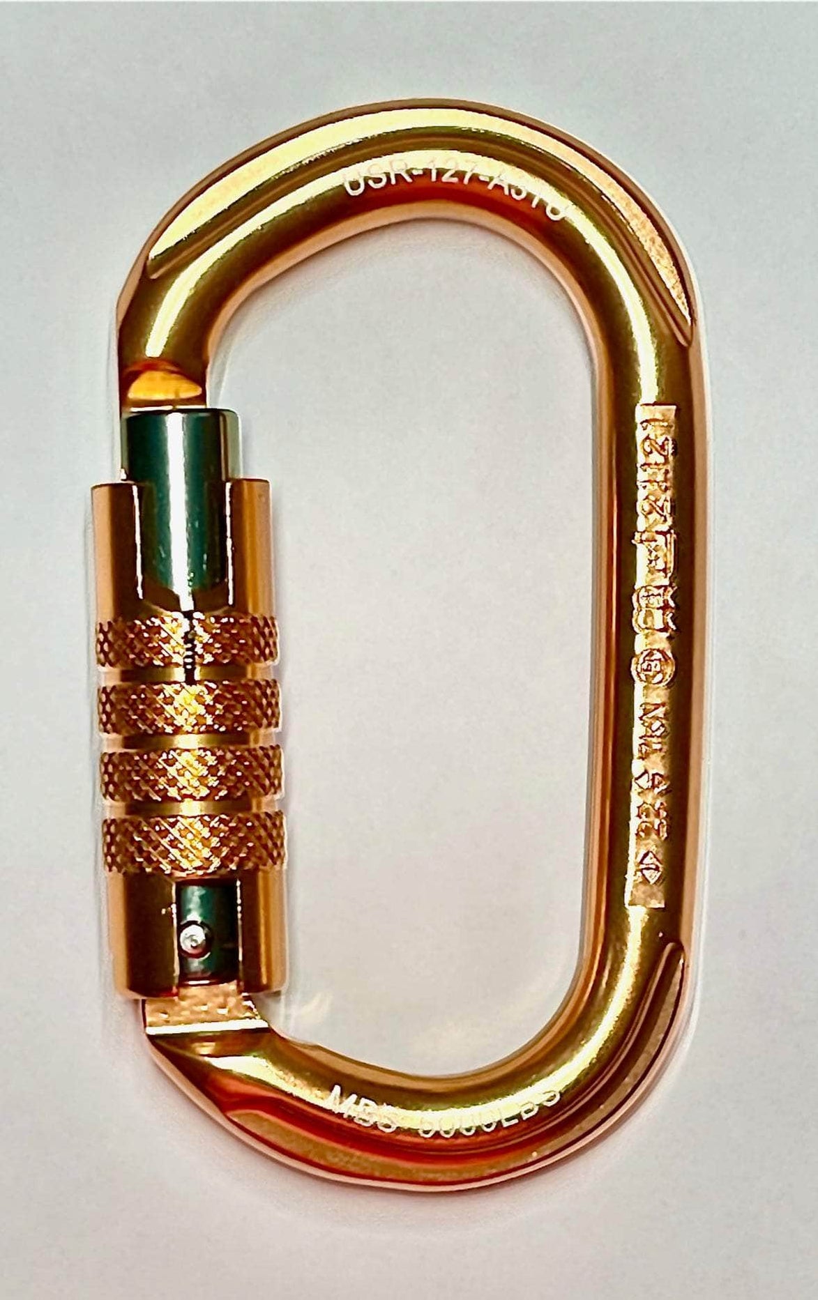 ProClimb Triple Lock True Oval Aluminum Carabiner Pelican