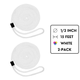 1/2 inch / 15 feet - 2 Pack / White SK-SBDL-12x15-White2Pack SGT KNOTS Dock Line