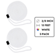 3/8 inch / 15 feet - 2 Pack / White SK-SBDL-38x15-White2Pack SGT KNOTS Dock Line