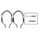 5ft  Bungee Dock Line  2-Pack SKBDL-5ft-Black2Pack SGT KNOTS Bungee