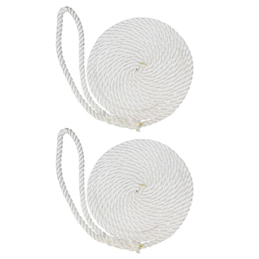 1/2 in / 15 ft - 2 pack / White SK-TNDL-12x15-2pac SGT KNOTS Twisted Rope