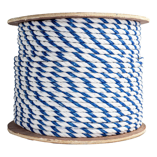 1/2 in / 600 ft / Blue / White SK-PPR-1-2x600ft-BlueWhite SGT KNOTS Twisted Rope