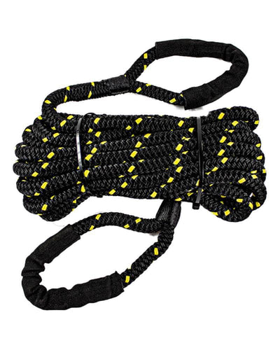 Nautical Rope Dog Leash - Black/Orange/Yellow