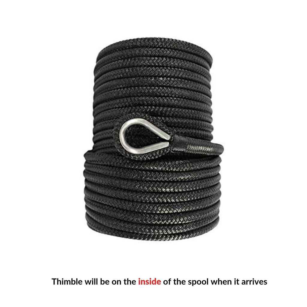 1xNylon Anchor Rope Double Braid Nylon Anchor Line Marine Rope Lines for  Anchors 