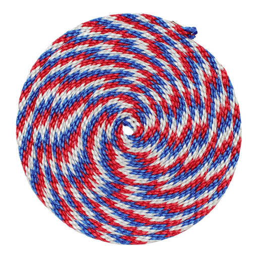 1/4 in / 10 ft / RedWhiteBlue SK-MFP-RedWhiteBlue-14-10 SGT KNOTS Solid Braid Rope