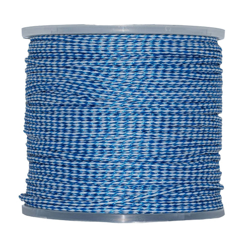 Blue Hawk 0.375-in x 100-ft Braided Polypropylene Rope (By-the-Roll) in the  Rope (By-the-Roll) department at