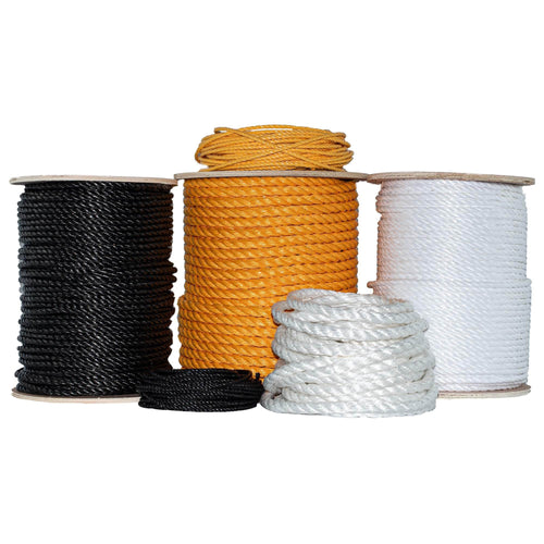 100% Twisted Cotton Rope | 1/4 in | 10 ft | Natural | Rope & Cord Superstore | Sgt Knots