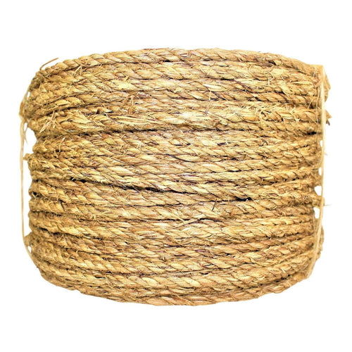 Twisted Manila Rope Jute Rope (1.5 in x 20 ft) Natural Thick Hemp