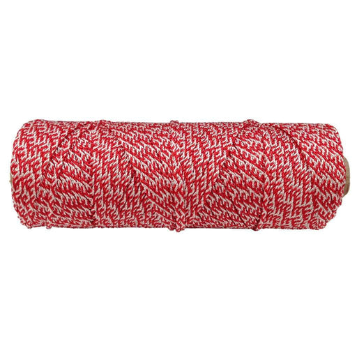 Bakers Twine Red and White, Cotton Twine Packing String for