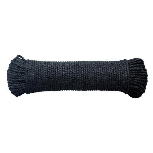 Cotton Tie Line (1/8 inch) Unglazed - SGT KNOTS - Trick Line - Multipurpose  Utility Line - Polyester Core - Theatrical Projects, Decor, Cable  Management, Commercial uses (300 ft - Black) 