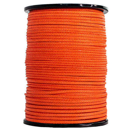 1/8″ Dacron Polyester Rope Neon Orange
