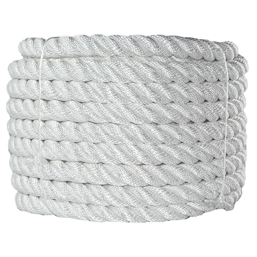 1 in / 300 ft - Spool / White SK-TN-1x300ft-White SGT KNOTS Twisted Rope