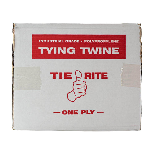 Polypropylene Tying Twine - 1 Ply White Plastic Poly Twine String