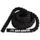 1" x 10ft / Black with Red Tracer SK-BJR-1x10 SGT KNOTS Rope
