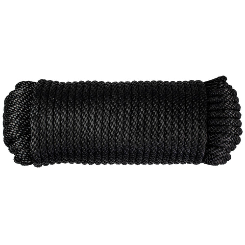 5mm Thick Black Nylon Rope Nylon Braided Rope Handicraft Decorative Rope  Binding Rope Braided Rope