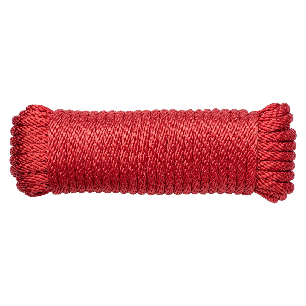 Solid Braid Nylon Rope in 1/8, 5/32, 3/16, 1/4, 5/16, 3/8, and 1/2 Inch -  Marine