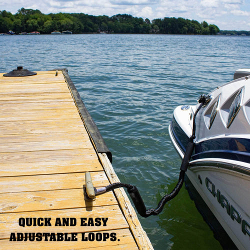 2pcs 4ft Boat Bungee Dock Lines Boating Gifts For Men Boat