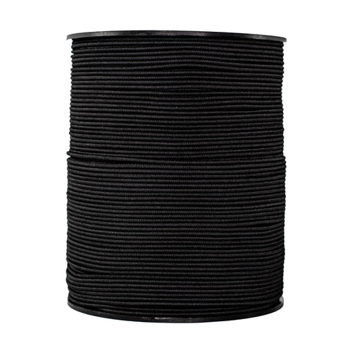 SGT KNOTS Diamond Grip Black Bungee Cord - 100% Stretch Elastic Cord and  Absorbent Bungee Shock Cord for Camping, Kayak Deck, Crafting (1/8 x 100ft)