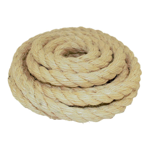 Twisted Sisal Rope - All Natural Chemical Free and 100% Biodegradable | 3/8 in | 500 ft | Rope & Cord Superstore | Sgt Knots