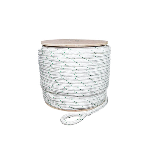 914217-7 Rope: 3/8 in Rope Dia, White, 200 ft Rope Lg, 229 lb