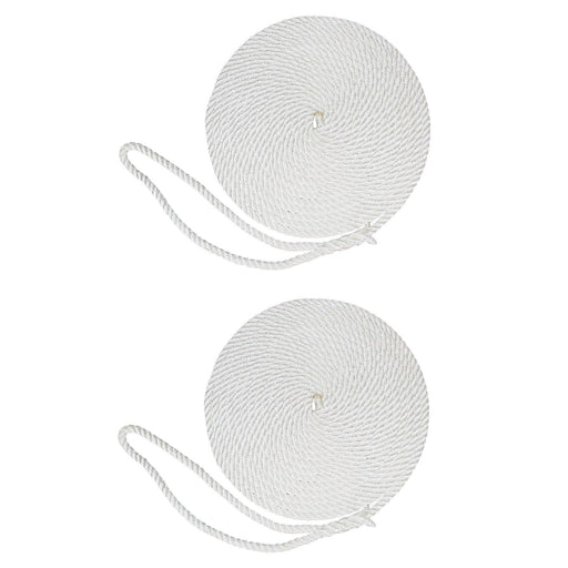 3/8 in / 25 ft - 2 pack / White SK-TNDL-38x25-2pac SGT KNOTS Twisted Rope