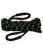 3/8 in x 20 ft / Black w GreenFleck SK-DBRR-38x20-Black-Green SGT KNOTS Rope