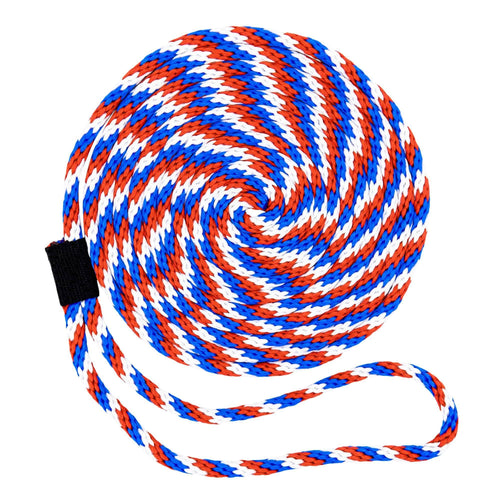 3/8 inch / 15 feet / RedWhiteBlue SK-SBDL-38x15-RedWhiteBlue2Pack SGT KNOTS Dock Line