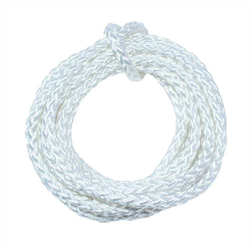Lehigh 3/16-in x 50-ft White Braided Nylon Rope in the Packaged Rope  department at