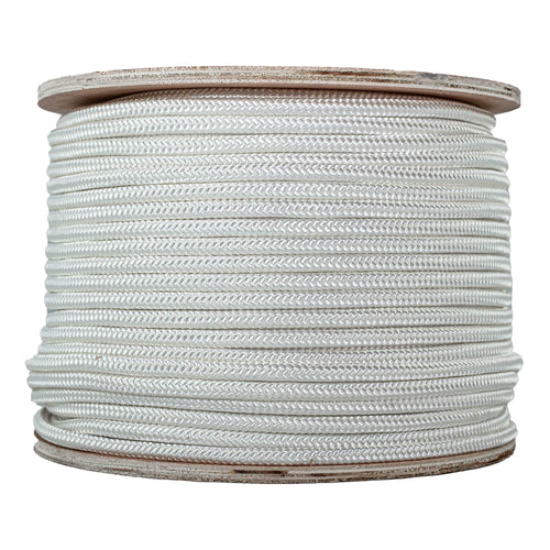 Lehigh 3/8 x 25' White Twisted Nylon Rope in the Packaged Rope department  at