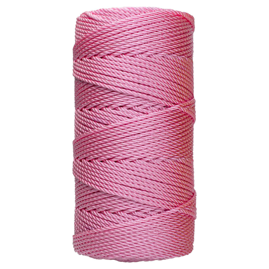 Twisted Nylon Mason Line (1100 Feet, Fluorescent Pink) - Twine String