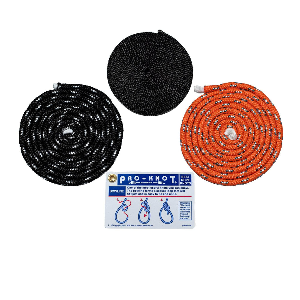 Knot Tying Kit with Waterproof Reference Cards