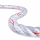 5/16" x 600ft / White with Orange Tracer TB-MLII-516x600-White Teufelberger Climbing Rope