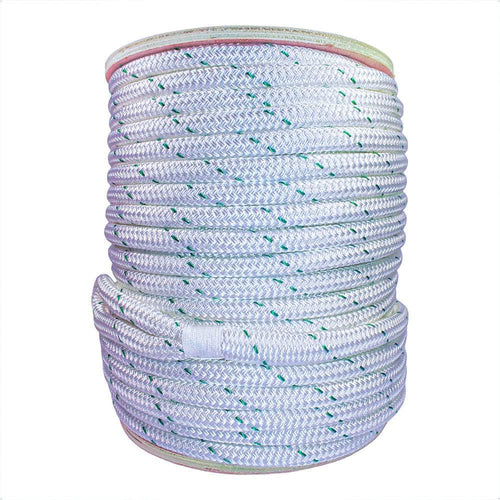 5/8 in / 300 ft / White (May or May Not Include Green Tracer) SK-DBPR-58x300 SGT KNOTS Double Braid Rope