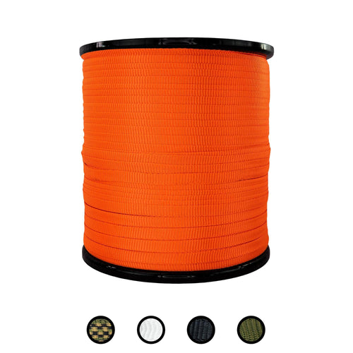 SGT KNOTS Polyester Webbing - Durable Flat Rope, Pull Tape Strap