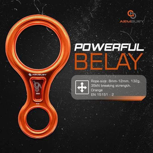 ARM-Belay-Figure8-Orange SGT KNOTS Climbing Gear