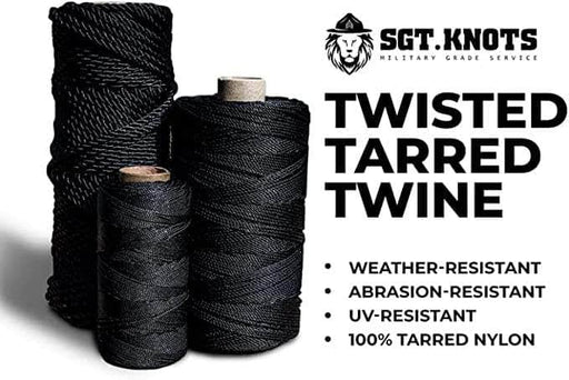 SGT KNOTS #18 Twisted Mason Nylon String Superior and Durable Twine for  Masonry Jobs, DIY Projects, Crafting, Commercial, Workshop, Gardening, Trot