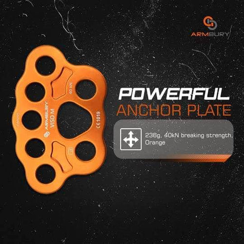 101mm x 158mm / Orange ARM-Rig-MPlate-Orange SGT KNOTS Climbing Gear