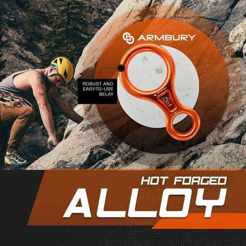 ARM-Belay-Figure8-Orange SGT KNOTS Climbing Gear