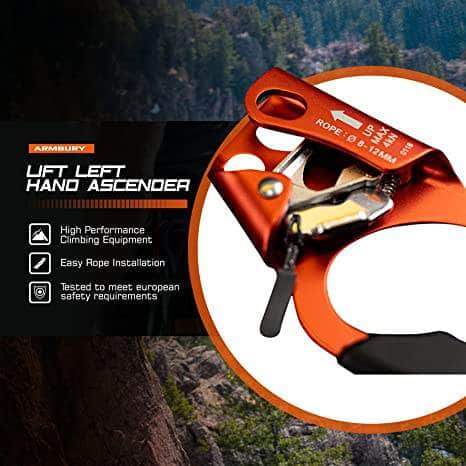 ARM-Ascend-Lift-LH-Orange SGT KNOTS Climbing Gear