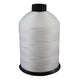 white poly sewing thread