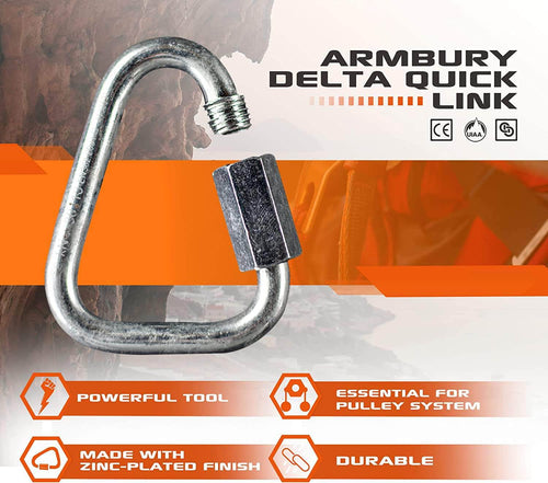 10mm / Silver / Delta ARM-QLSD-10mm SGT KNOTS Climbing Gear