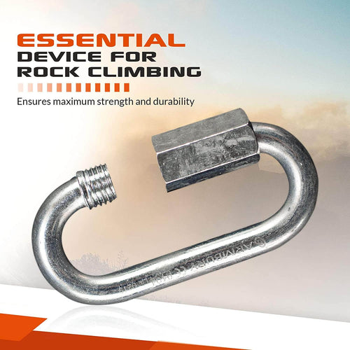 8mm / Silver / Oval 8mm ARM-QLSO-8mm SGT KNOTS Climbing Gear