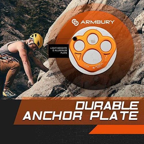 82mm x 88mm / Orange ARM-Rig-SPlate-Orange SGT KNOTS Climbing Gear