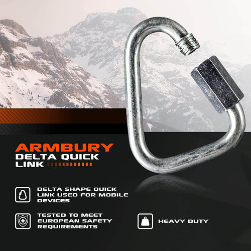 10mm / Silver / Delta ARM-QLSD-10mm SGT KNOTS Climbing Gear