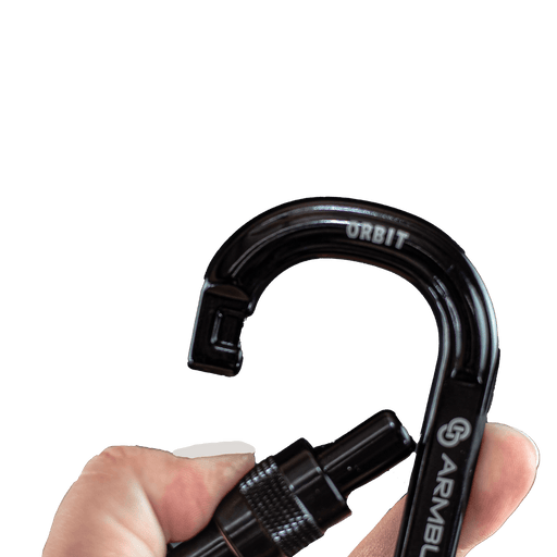 111mm x 62mm / Black / Orbit Screw ARM-Orbit-ScrewLock ARMBURY Climbing Gear